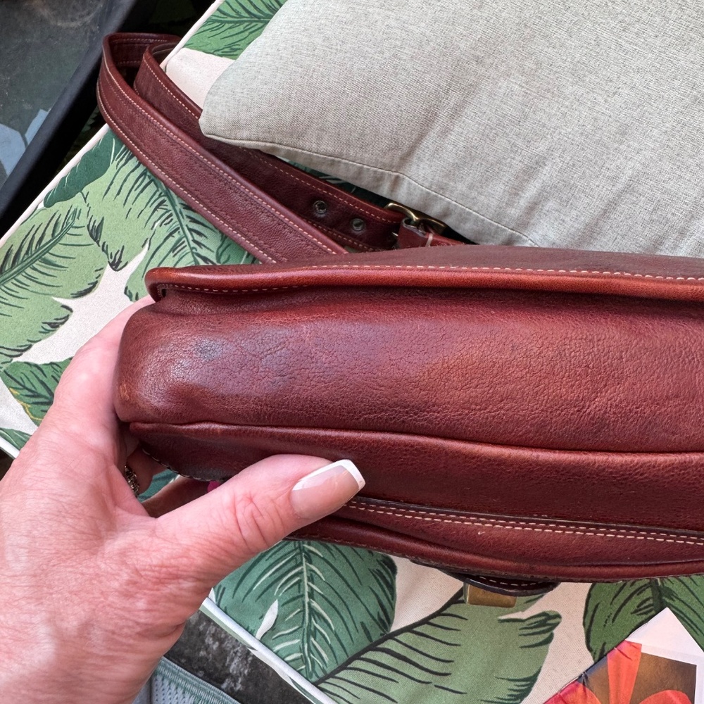Coach 65th Anniversary Legacy Leather Whiskey Hippie Crossbody Bag 10325 - Picture 9 of 15